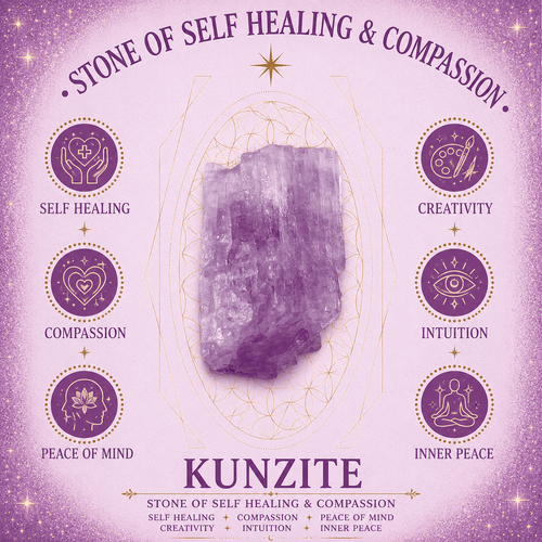 100g Kunzite Gemstone Chips