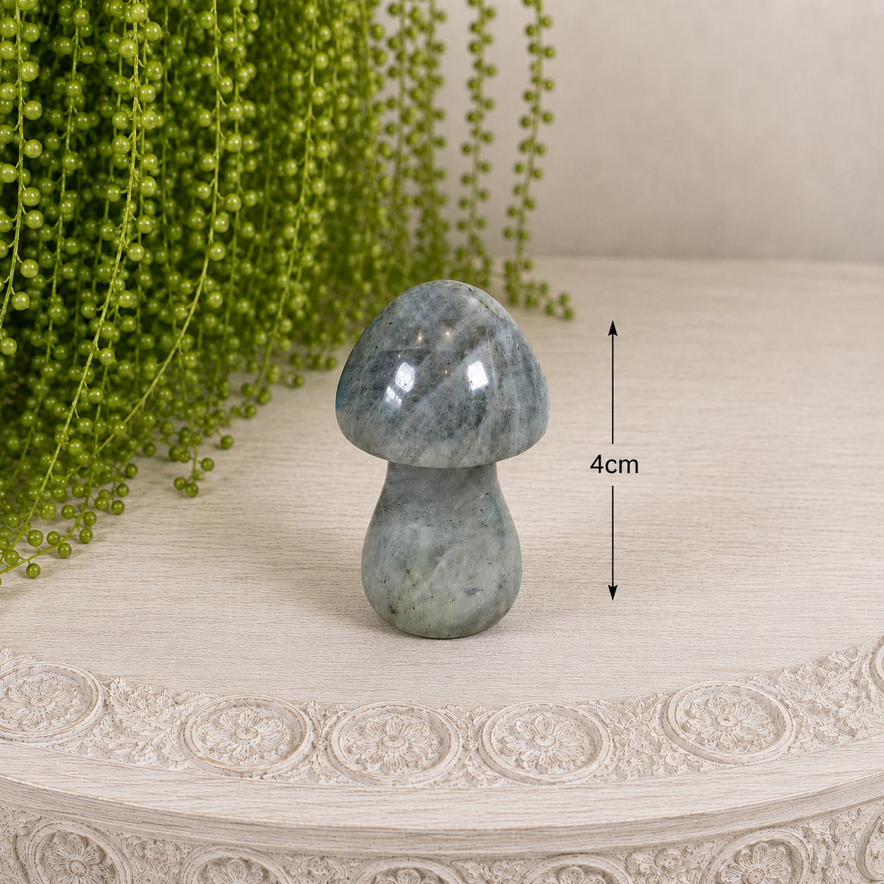 4cm Gemstone Mushroom - Labradorite
