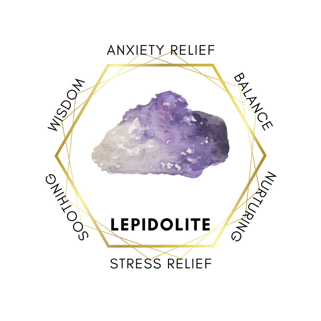 3cm Gemstone Star - Lepidolite