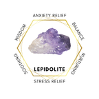 3cm Gemstone Star - Lepidolite