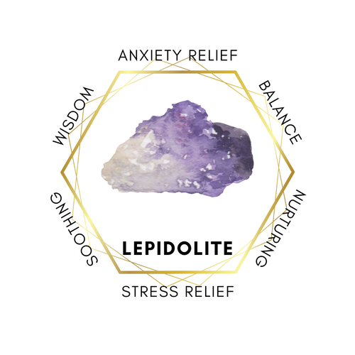 10mm Lepidolite Gemstone Bracelet