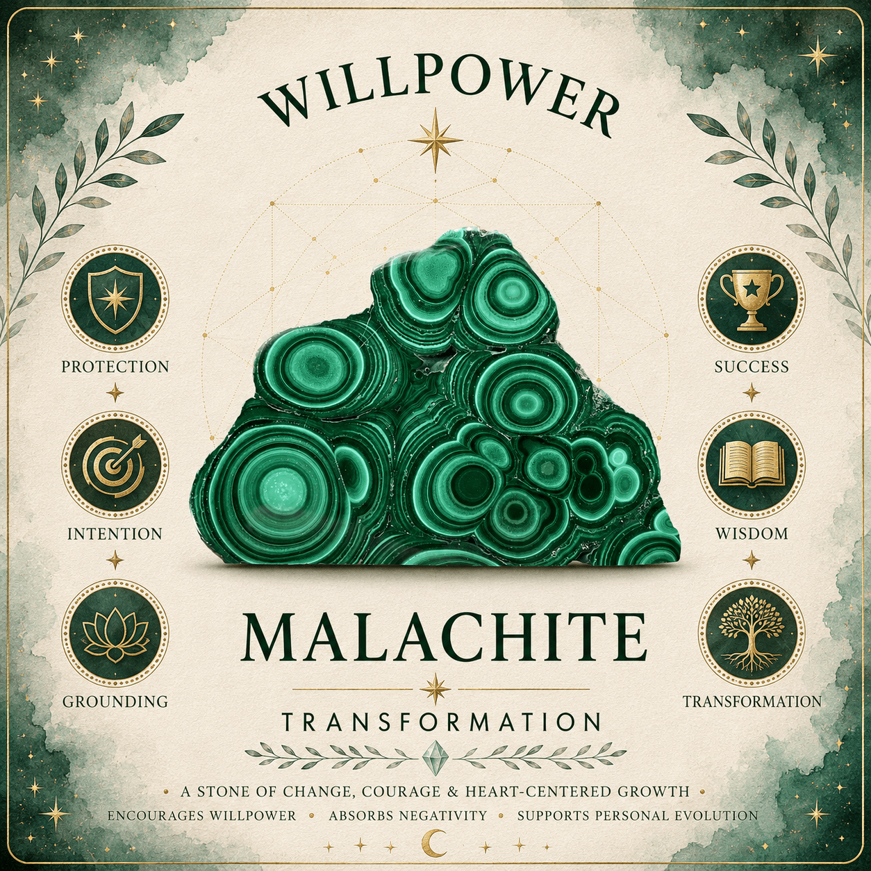 Malachite 75cm-80cm Chips Strand