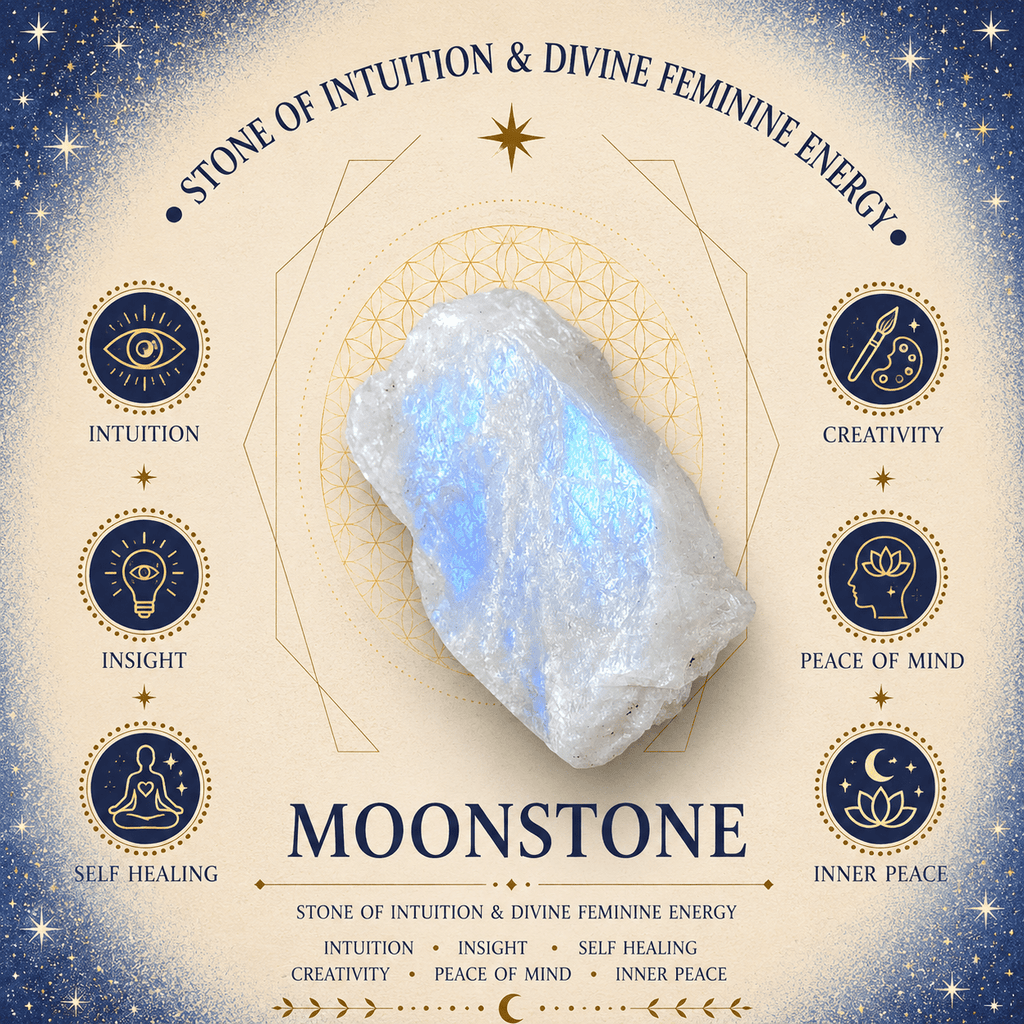 10mm Moonstone Gemstone Bracelet