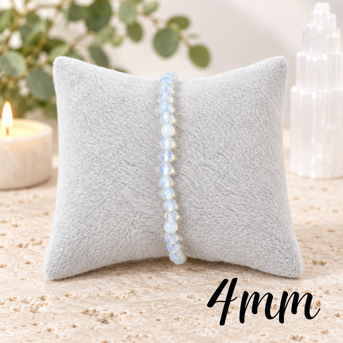 4mm Opalite Gemstone Bracelet
