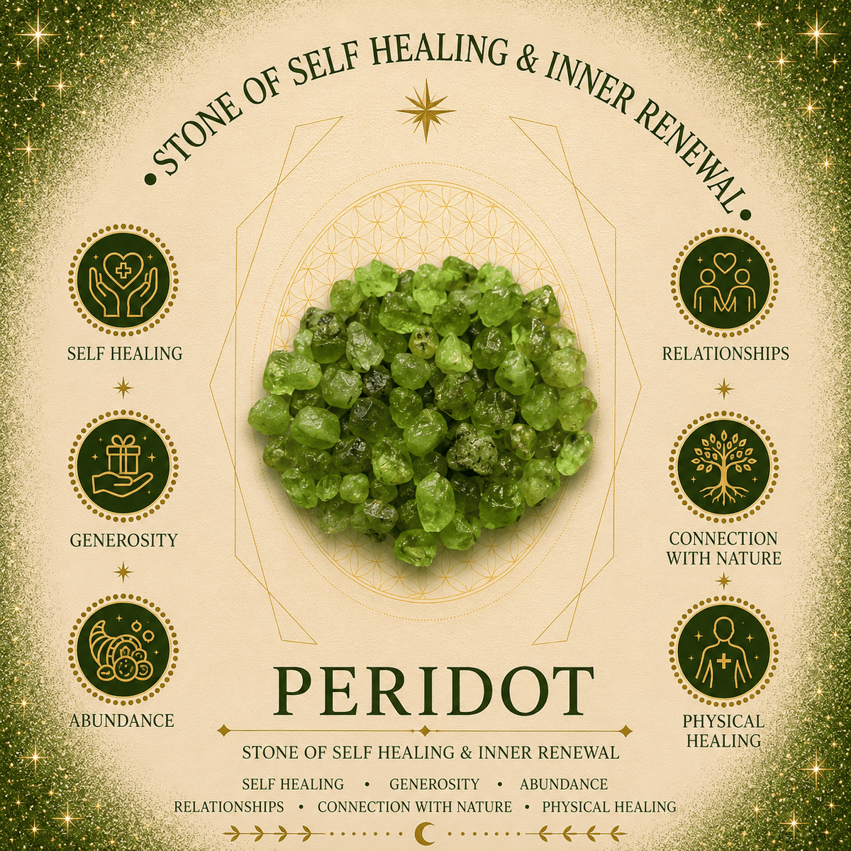 Peridot Gemstone Butterfly
