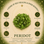 100g Peridot Gemstone Chips