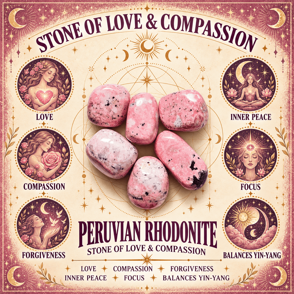 467g Peruvian Rhodonite Tower