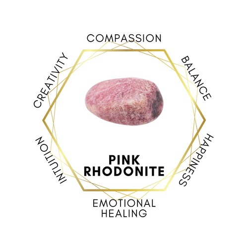 10mm Pink Rhodonite Gemstone Bracelet