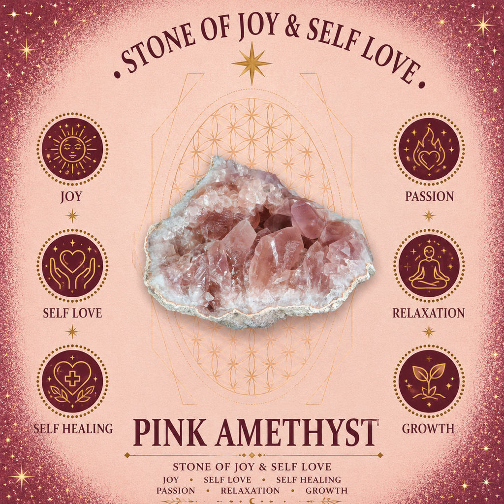 Pink Amethyst Sphere & Stand
