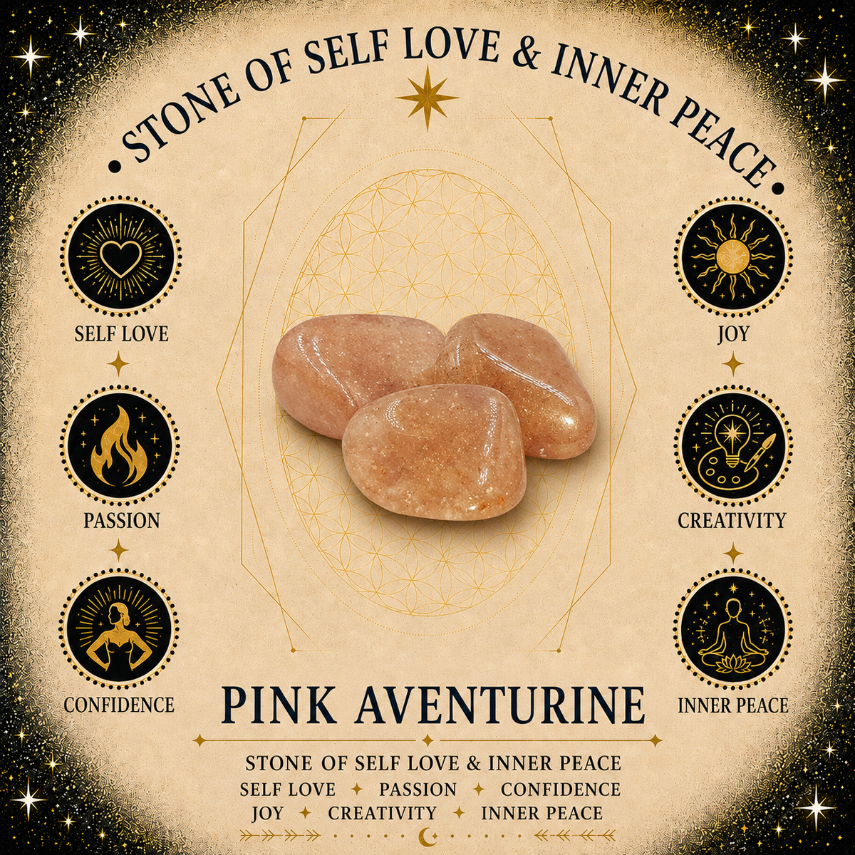 4mm Pink Aventurine Gemstone Bracelet