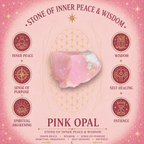 8mm Pink Opal Gemstone Bracelet