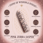 133g Pink Zebra Jasper Tower