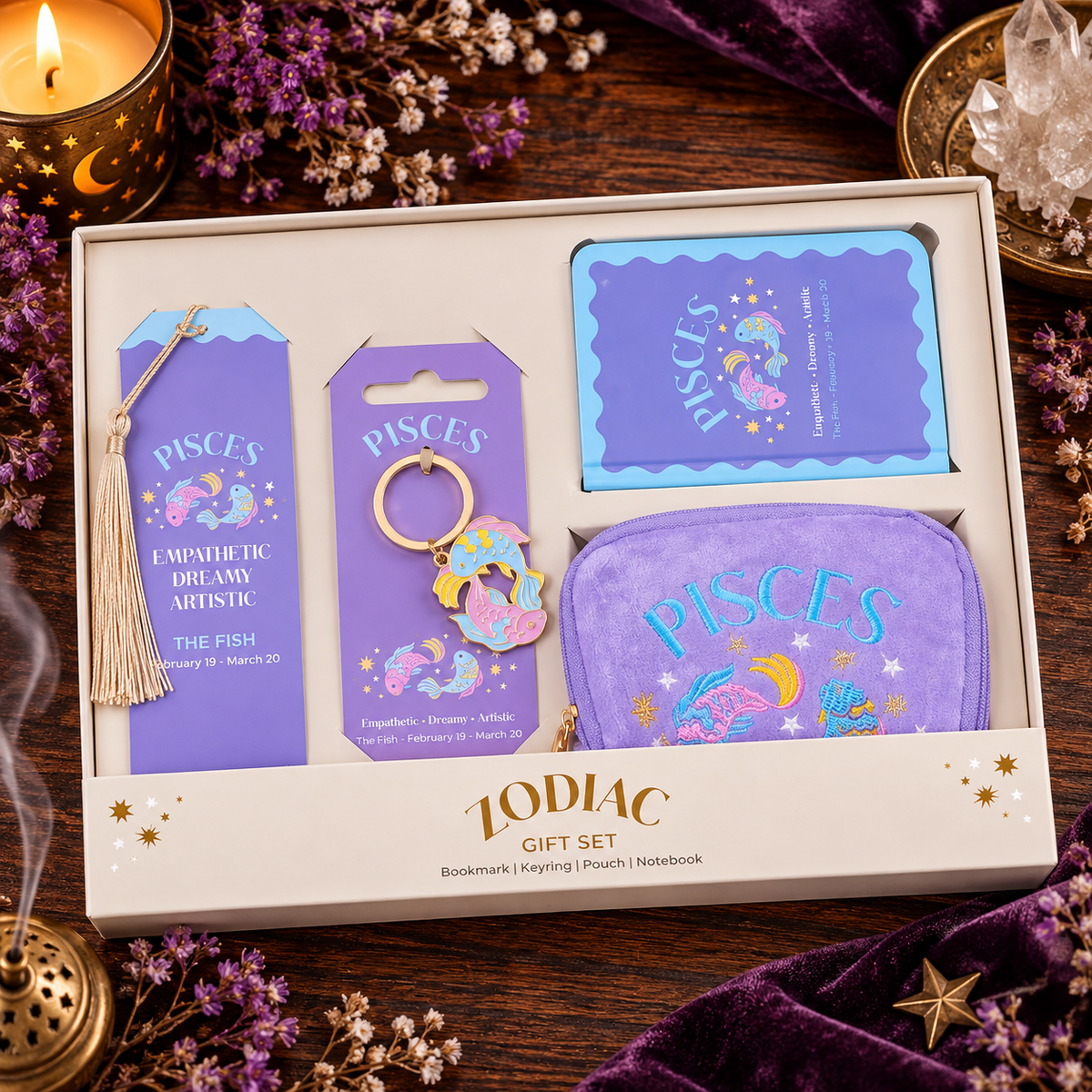 Pisces Zodiac Zest Gift Set