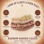 105g Rainbow Banded Calcite Tower