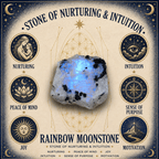 Rainbow Moonstone Gemstone Headband