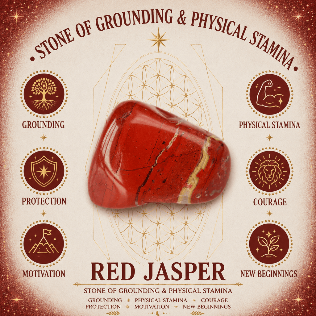 Red Jasper Roller-Oil Bottle