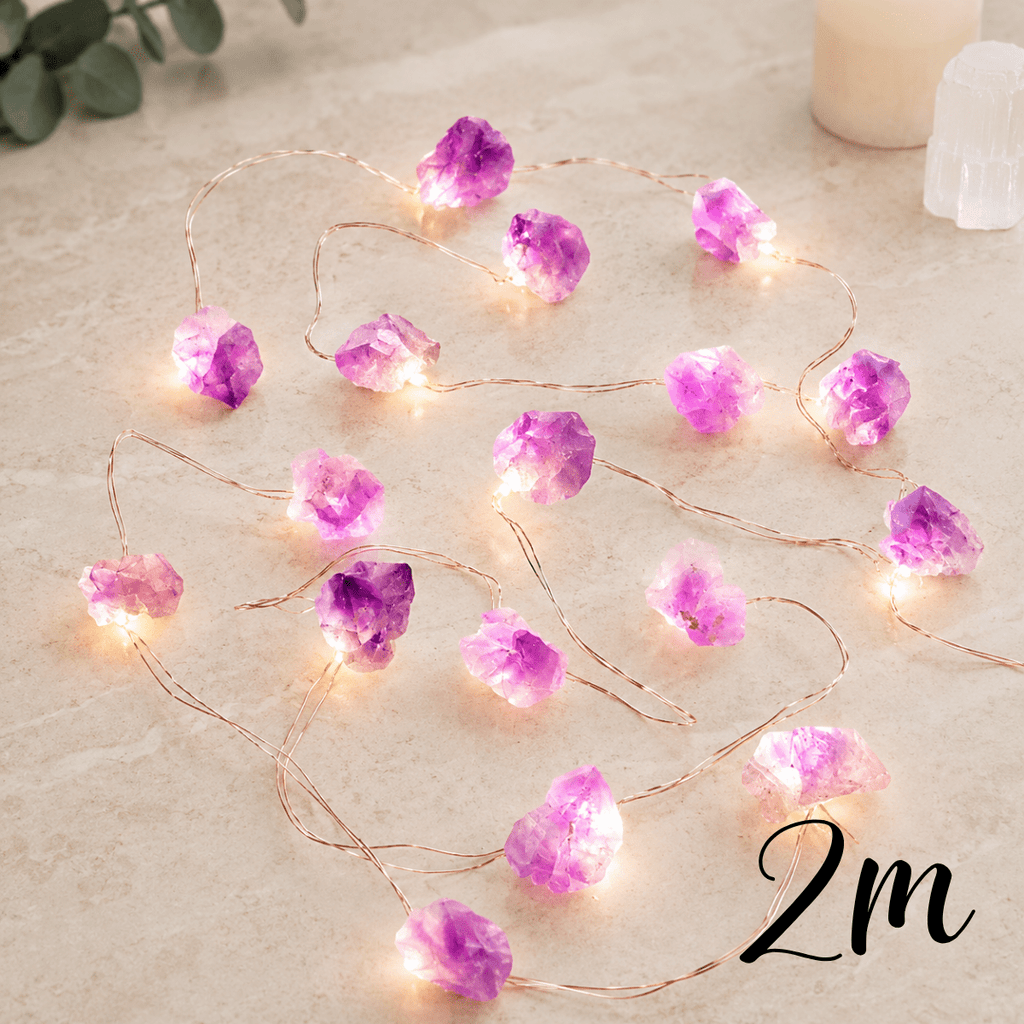 2m Amethyst LED String USB Lights