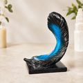Blue Feather Sphere Stand