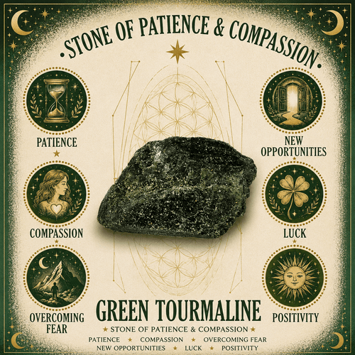 100g Green Tourmaline Natural Points