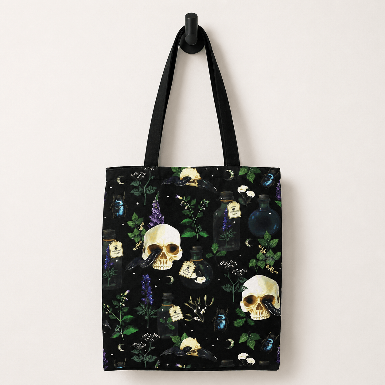 Venom & Vines Tote Bag
