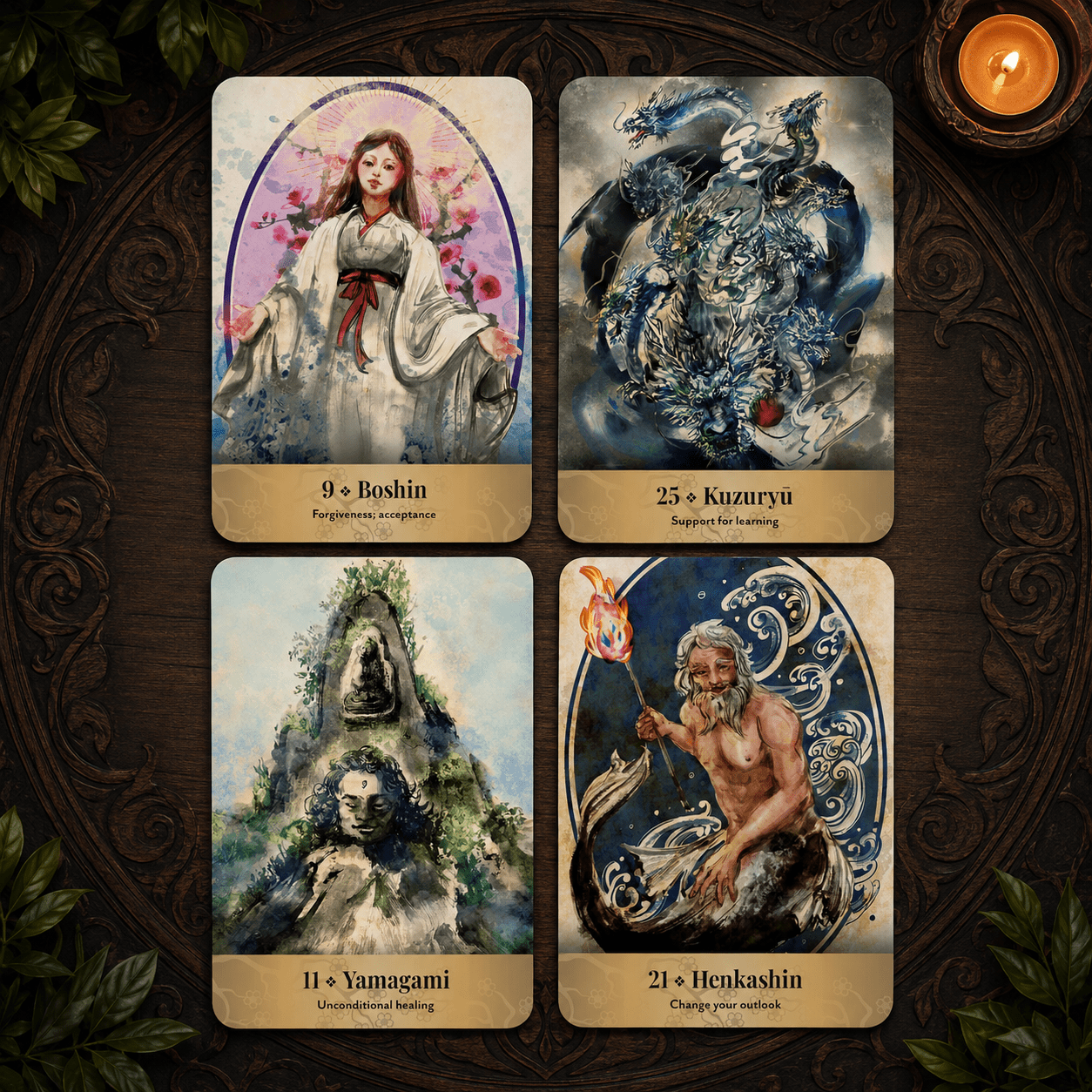 Japanese Gods & Spirits Oracle Cards