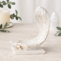 White Feather Sphere Stand