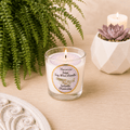 Cleansing - Selenite with Sage Soy Wax Tealight Candle