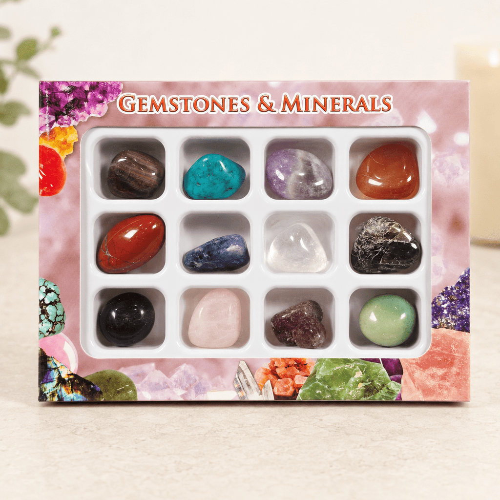 Pack of 12 Gemstones & Minerals Style 2