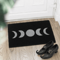 Black Moon Phase Doormat