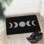 Black Moon Phase Doormat
