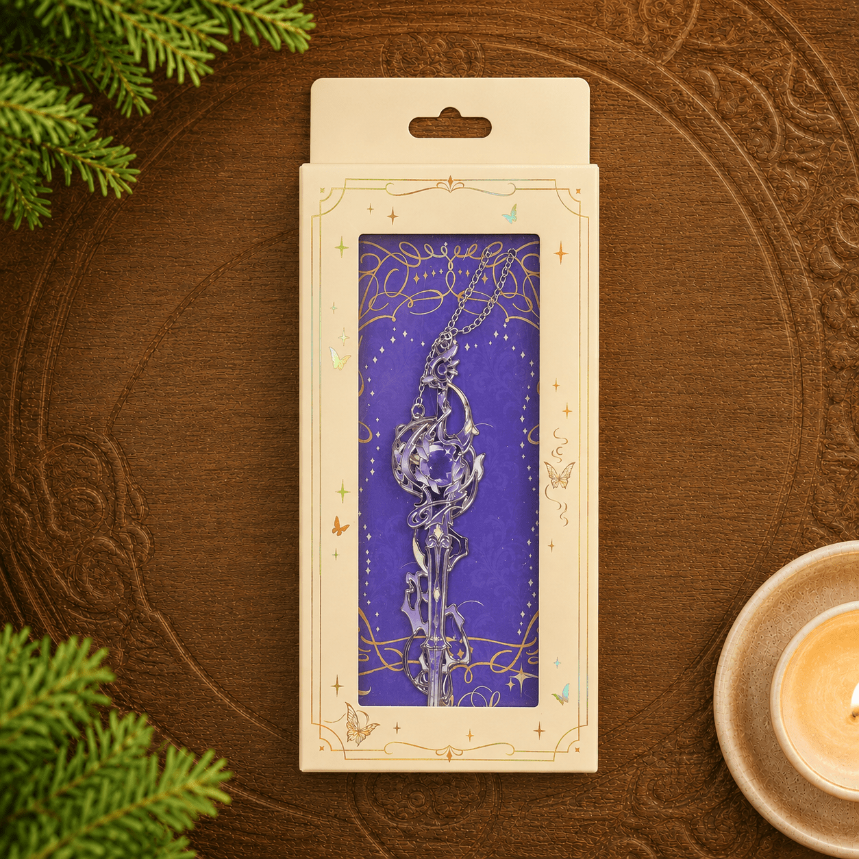 Purple Sword Bookmark (Thunder)
