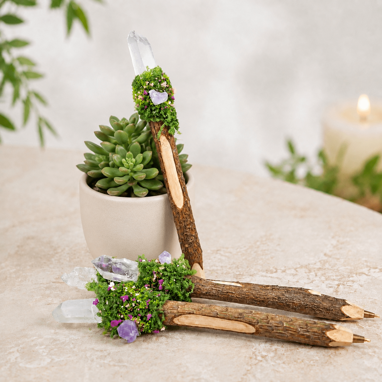 Clear Quartz Enchanted Pen