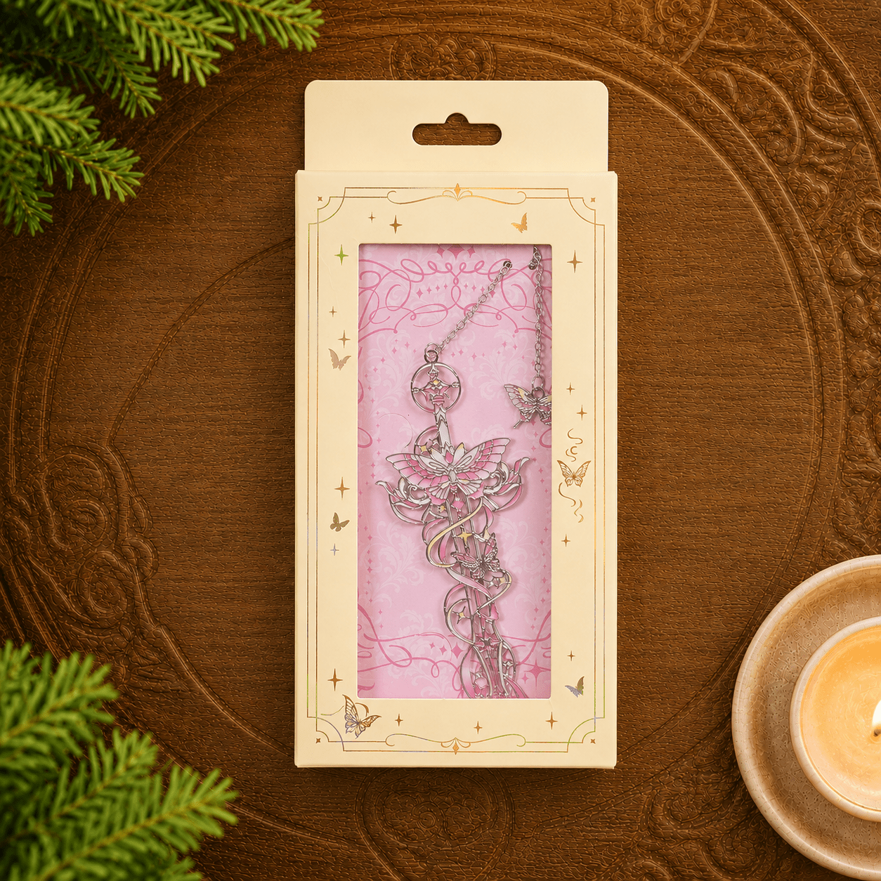 Pink Sword Bookmark (Wind)