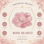 3cm Gemstone Heart - Rose Quartz