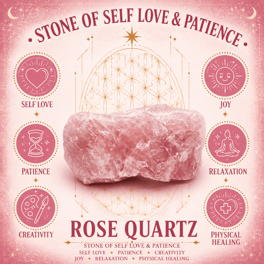 Rose Quartz Gemstone Chip Horseshoe Suncatcher