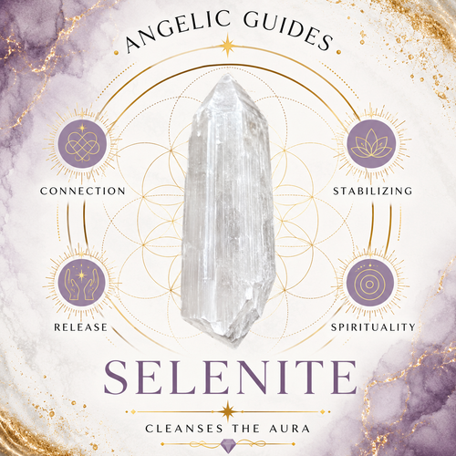 10cm Crystal Moon Selenite Plate with Stand