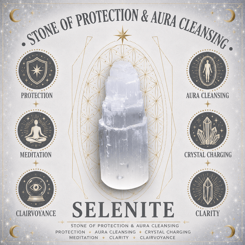 100g Selenite Gemstone Pebbles