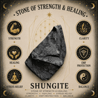 Flower of Life Shungite Adjustable Necklace