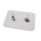 Titanium Coated Stainless Steel Stud Earrings - Heart