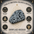 Snowflake Obsidian 2cm Gemstone Heart