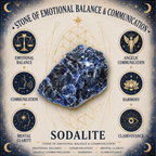 999 Sodalite Angel Number Palm - Completion & New Beginnings