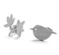Stainless Steel Stud Earrings - Bird & Twigs