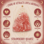 Strawberry Quartz Gemstone Chip Bracelet