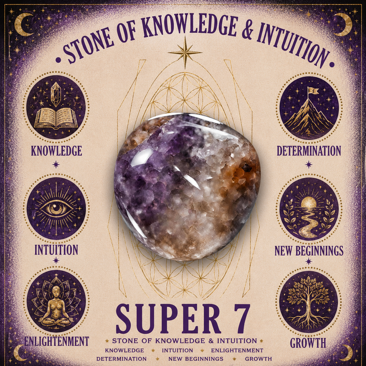 Gemstone Chips 100g - Super Seven
