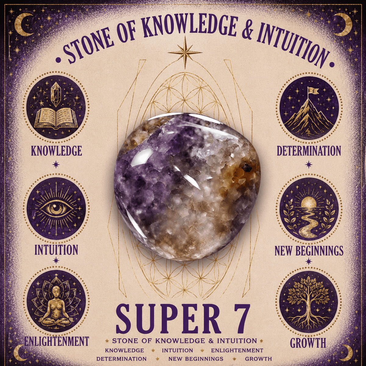 Super 7 Gemstone Dragonfly