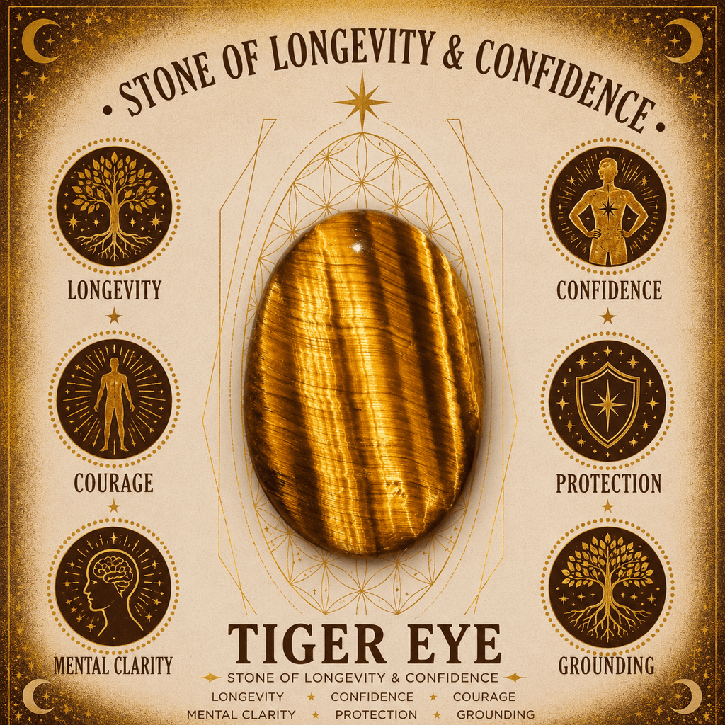 Tiger Eye Yes/No Decision Coin