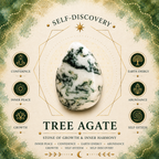 Tree Agate 2cm Gemstone Heart