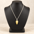 Unakite 60cm Adjustable Heart Necklace