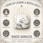 White Howlite 1.5cm Gemstone Heart