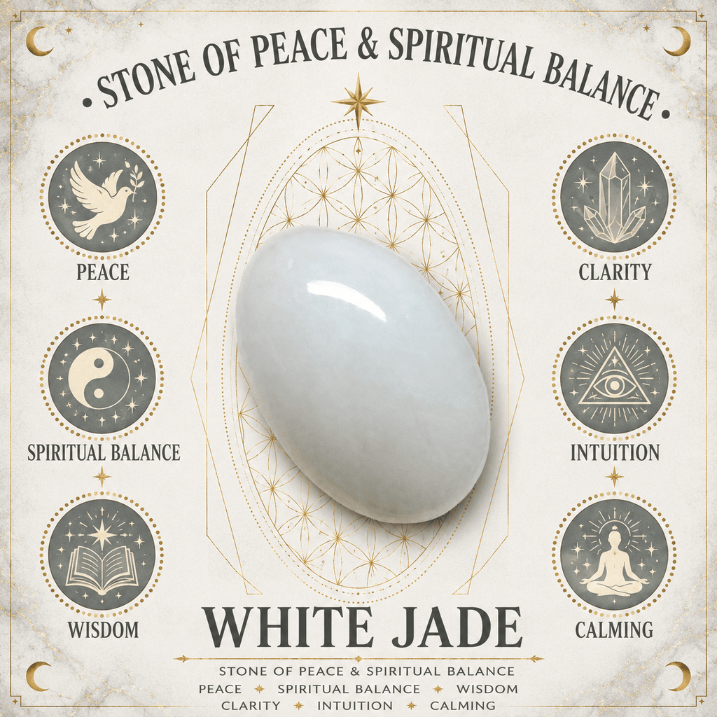 10mm White Jade Gemstone Bracelet